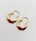 Boucles d'oreilles Boucles d'oreilles créoles Art Déco or jaune finement travaillées 58 Facettes A05362