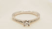 Bague 52 Bague solitaire en or blanc et diamant 58 Facettes 29611/29444
