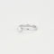 Bague 54 Solitaire or blanc avec diamant 58 Facettes 3121239