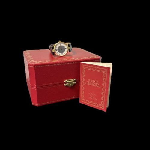 Montre Cartier Montre Must De Cartier Vermeil 58 Facettes MT43215