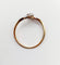 Bague 54 Bague toi et moi antique or jaune, platine et diamant 58 Facettes A05710