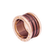 Bague 50 Bague Bulgari, "B.Zero1", or rose, cermet. 58 Facettes 34806