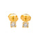 Boucles d'oreilles Boucles d'oreilles Puces Or jaune Diamant 58 Facettes 4311410CN