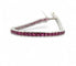 Bracelet Bracelet tennis en or blanc 18 carats et rubis 58 Facettes
