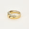 Bague 60 A.ROURE - « CHUT….JE T'AIME » - Bague ouvrante trois ors et diamants 58 Facettes SQU3655