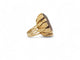 Bague 52 bague cocktail sertie pierre quartz fume t52 en or jaune 14k 31.7gr 58 Facettes 270125