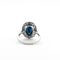 Bague Bague Pompadour Art-Déco Saphir Diamants 58 Facettes