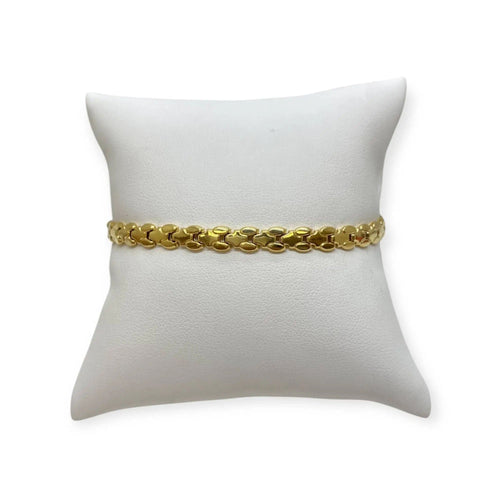 Bracelet Bracelet maille originale en or jaune 750 (18k) 58 Facettes 330089739