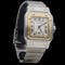 Montre à quartz Cartier Santos Galbee