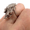 Bague 52 BAGUE DE STYLE RÉTRO EN OR 18 KT DE LA PÉRIODE 1940-1945 AVEC DIAMANTS 58 Facettes Q314B(816)