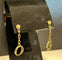 Boucles d'oreilles Boucles d'oreilles 2 ors pendantes 58 Facettes LP262/5