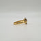 Bague 56 Bague or jaune sertie d'un rubis et diamants 58 Facettes