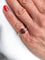 Bague 52 Bague moderne rubis et diamants 58 Facettes 093141