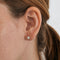Boucles d'oreilles Boucles d'oreilles en or blanc diamants 58 Facettes 3601407