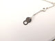 Bague collier la brune et la blonde 360 diamant solitaire 0.1ct or 18k 39cm 58 Facettes 266201
