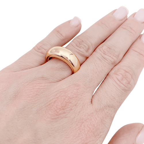 Bague 55 Bague Chaumet "Anneau" or jaune. 58 Facettes 33992