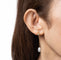 Boucles d'oreilles Boucles d'oreilles Tiffany & Co Diamonds by the Yard en or jaune 18 carats avec perles de 3,8 cm 58 Facettes G13867