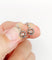 Dormeuses or blanc, diamants taille rose (circa 1900) 58 Facettes A05977