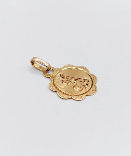 Pendentif Petite Médaille religieuse victorienne or rose 58 Facettes A05624