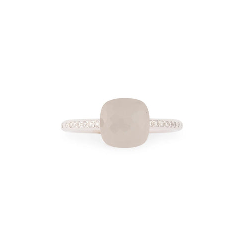 Bague 49 Bague or gris de la maison Pomellato,modèle Nudo 58 Facettes 1