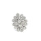 Bague Bague en or blanc et diamants à motif floral 58 Facettes UN0140