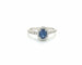 Bague Bague saphir et diamants en or blanc 58 Facettes