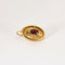 Boucles d'oreilles Demi-parrure, broche et boucles d'oreilles, or jaune et grenats almandin 58 Facettes BLO0179