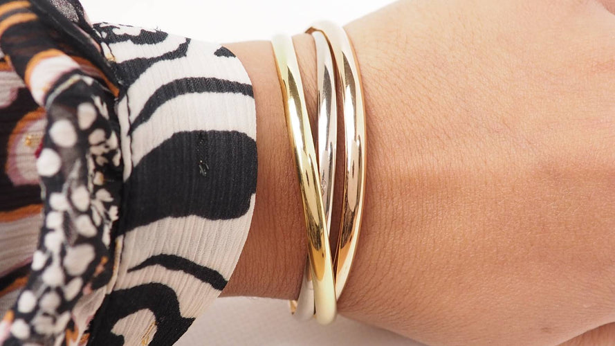Bracelet Trinity de Cartier d'occasion trois ors 58 Facettes 31245
