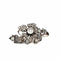 Broche Parure Fleur En Diamants, Argent Et Or 19ème Siècle 58 Facettes