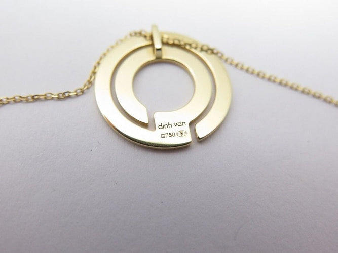 Collier collier DINH VAN seventies or jaune 58 Facettes 259887