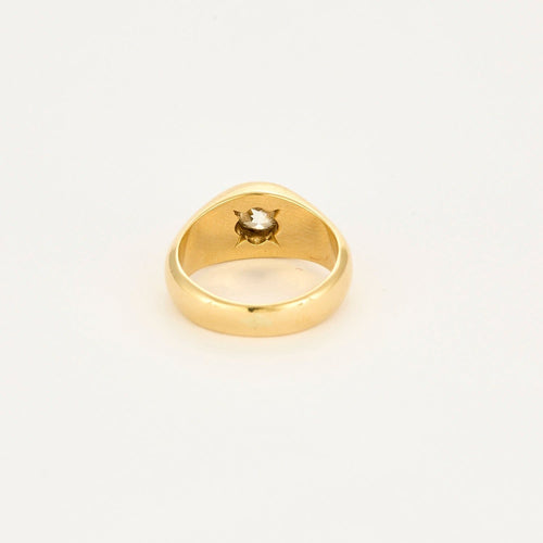 Bague Jonc diamant taille ancienne 58 Facettes 1