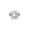 Bague 56 BAGUE OR, DIAMANTS & AIGUE-MARINE. 58 Facettes BO/240032