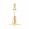Pendentif pendentif ancre charm or jaune 58 Facettes G13515