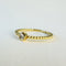 Bague 54 Bague solitaire n° 06 en or jaune 18 carats et diamant 58 Facettes INV006