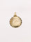 Pendentif Médaille amour Augis ronde Plus qu'hier moins que demain or jaune rubis 58 Facettes J491