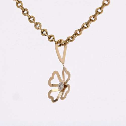 Pendentif Pendentif fleur diamant 58 Facettes CVP145