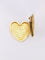 Pendentif Pendentif porte photo coeur Art Nouveau or jaune diamants taille rose 58 Facettes 1053.4