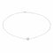 Collier Collier Solitaire Or blanc Diamant 58 Facettes 2538671CN