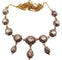 Collier Collier victorien or, argent et diamants 58 Facettes A05344