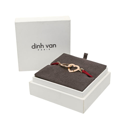 Bague Dinh Van Bague Double coeur Or rose 58 Facettes 3914638CN