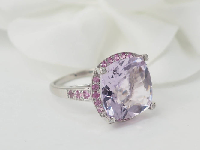 Bague 54 Bague Mauboussin "Couleur d'Amour" en or blanc et Améthyste 58 Facettes 33213