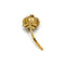 Broche Broche Chardon  or jaune 58 Facettes 240057R