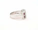 Bague Bague bandeau avec rubis et diamants 58 Facettes