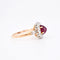 Bague Marguerite, Belle Époque, Or 18 Carats, Rubis et Diamants 58 Facettes 445