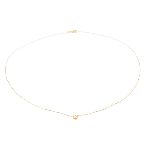 Collier Collier Or rose Diamant 58 Facettes 579148RV