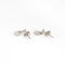 Boucles d'oreilles Petites boucles d'oreilles pendantes en diamant, platine, tailles mixtes, bijoux fins, tailles poire 58 Facettes G14057