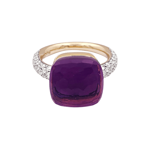 Bague 50 Bague Pomellato, "Nudo Maxi", améthyste, diamants, deux ors. 58 Facettes 34307