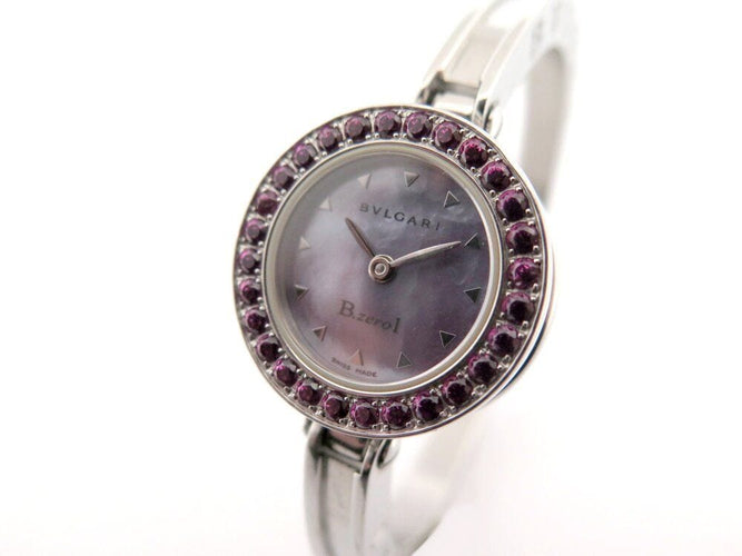 Montre montre BULGARI b zero 1 22 mm quartz en acier palladie grenat rose 58 Facettes 261016