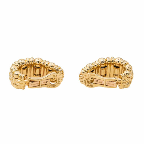 Boucles d'oreilles Boucheron Boucles d'oreilles Boules croisées Or jaune 58 Facettes 3704294CN