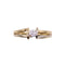 Bague 52 Solitaire deux ors et diamant 58 Facettes